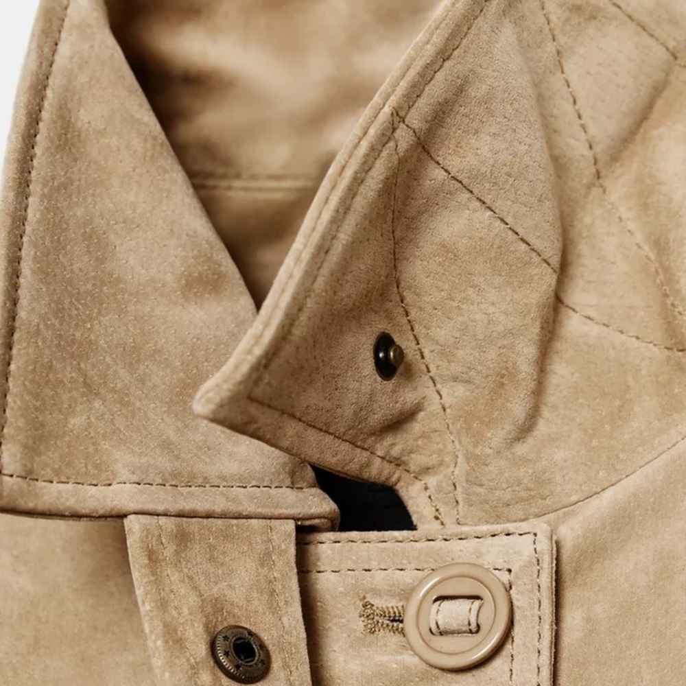 Zara NWT 100% suede leather jacket 4341/701 - Picture 3 of 15